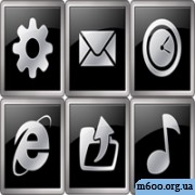 Black-grey icons