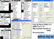 Menu Editor Uiq 0.3 + Mbm Tool + Example + Documentaion + Java Used In Example