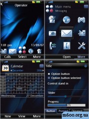 Dark Blue Abstract